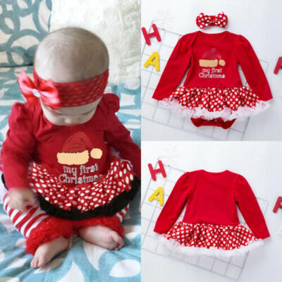 

2019 Newborn Kids Baby Girl Outfits Long Sleeve Romper Bodysuit Tutu Pants Dress