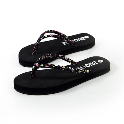 

Rose Women Summer Fashion Floral Sponge Cake Slip-resistant Flip-flops Sandals Shoes