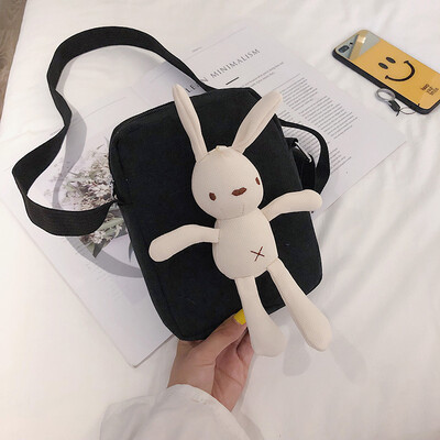 

Cute cute cartoon simple wild Messenger bag 2019 new fashion casual personality bunny girl shoulder bag