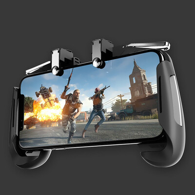 

Mobile Phone Game Controller for PUBG Compatible L1R1 Trigger Joystick