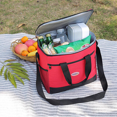 

Toponeto Lunch Box Bag Tote Hot Cold Insulated Thermal Cooler Travel Work School Picnic