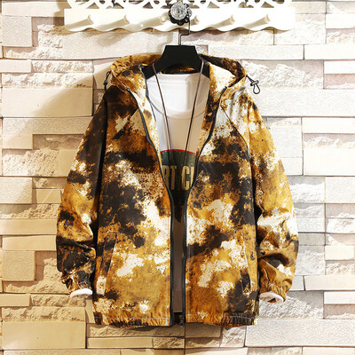 

Mens Windproof Hiking Camo Jacket Coat Outdoor Sport Baseball Hoodie Outwear