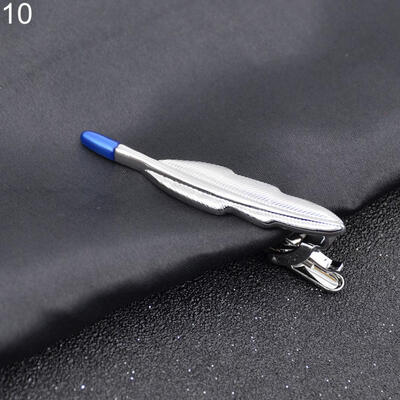 

Men Charm Alloy Tie Clip Narrow Necktie Pin Clamp Stickpin Business Wedding