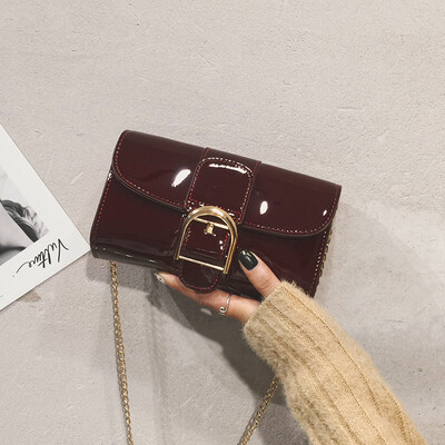 

Ins super fire diagonal cross port wind forest chain mini bag female 2019 new autumn Korean version of the wild Messenger bag