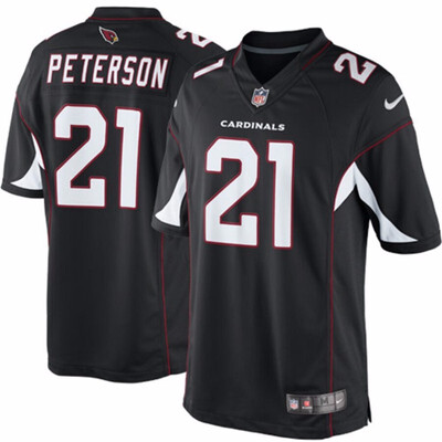 

Nike NFL Mens Arizona Cardinals Larry Fitzgerald Black Vapor Untouchable Color Rush Limited Player Jersey