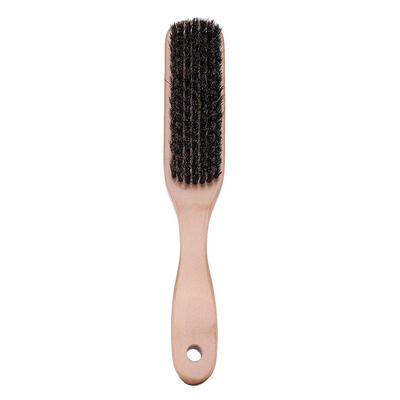 

Wood Handle Hair Brush Hard Boar Bristle Hairdressing Styling Beard Comb