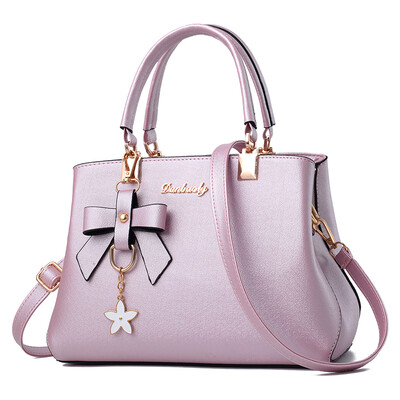 

Womens bag Korean fashion 100 sets of middle-aged mothers bag single shoulder bag mature handbag