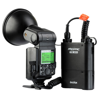 

Godox Witstro AD360II-C TTL 360W GN80 External Powerful Portable Speedlite Flash Light Kit with 4500mAh PB960 Lithium Battery for