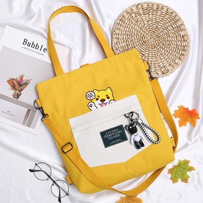 

Multi-Style Durable Sturdy Canvas Bag Girl Slant Bag Student Bag Shoulder Bag