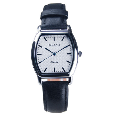 

Pengzhi belt type student watch male small dial watch female square watch boy simple quartz watch wine barrel shape