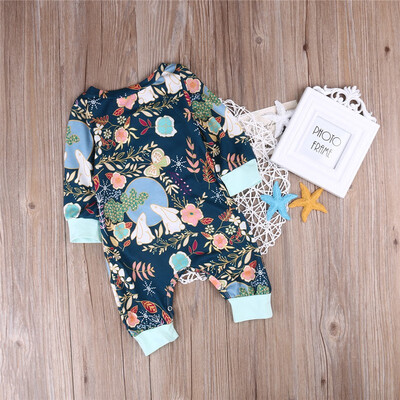 

Newborn Baby Girls Boys Easter Rabbit Bunny Romper Jumpsuit Outfits Clothes Suit