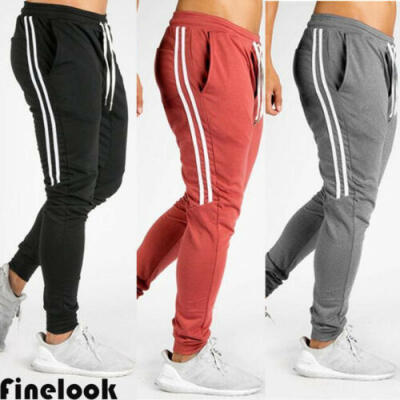 

US Men Long Casual Sport Pants Gym Slim Fit Trousers Running Joggers Sweatpants