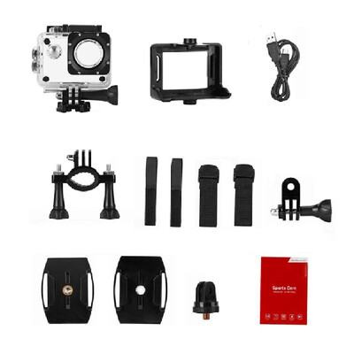 

Waterproof Mini Camera HD 1080P Lens Wide Angle 20" Screen 120° Wide Angle Waterproof 30m 4X Zoom Sport Video Cameras Wide Angle