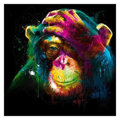 

5D DIY Diamond Painting Paint Orangutan Cross Stitch Embroidery Rhinestones