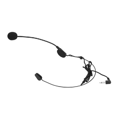

Uni-Directional Head-mounted Headworn Headset Microphone Mic Flexible Wired Boom for Voice Amplifier Amp Loudspeaker