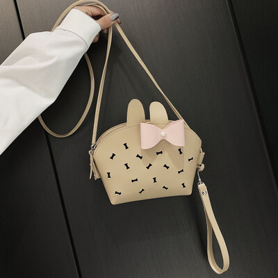 

Tailored Womens Bow Mobile Phone Bag Hollow Crossbody Bag Shoulder Bag Cute Student Bag