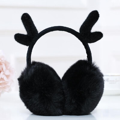

Ear Muffs Winter Fall Cute Warm-Keeping Earmuffs Christmas Day Girl Lovely Deerlet Horn Ear Warmers
