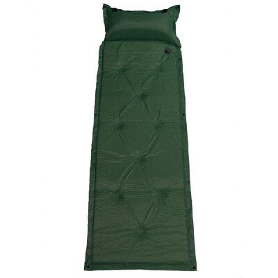 

Self Inflating Air Mattress Mat Pad Pillow Sleeping Bed Camping Hiking Outdoor