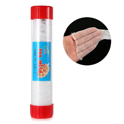 

PVA Narrow Mesh Net in Tube 5M 2537mm Dissolving Stocking Bait Bags Fishing Mesh Universal Refill Stocking Bait Bags