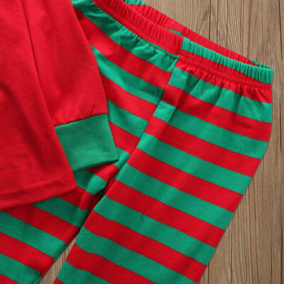 

Xmas Newborn Infant Baby Boy Girl TopsPants Christmas Home Outfits Pajamas Set