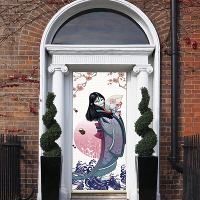 

Toponeto Door Sticker Decorative Painting BedroomLiving room TV Wall Decoration Wall Stic