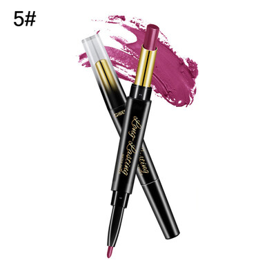 

2 in 1 Double Ended Rotary Long Lasting Matte Lip Liner Lipstick Makeup Cosmetic