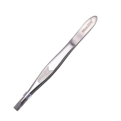 

Stainless Steel Eyebrow Tweezers Women Face Hair Removal False Eyelash Clip
