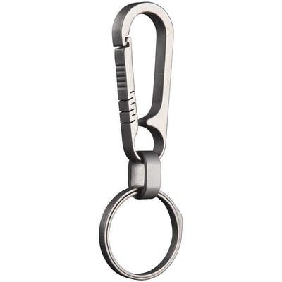 

Lightweight Titanium Alloy Keychain Backpack Hanging Buckle Outdoor Carabiner