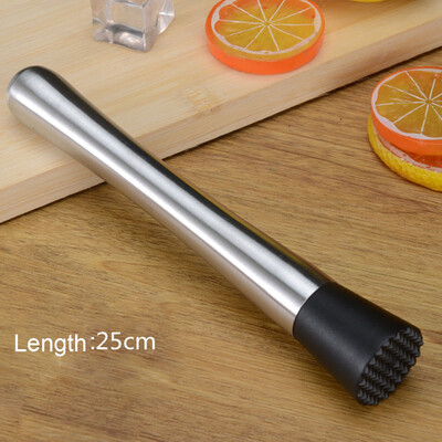 

Cocktail Muddler Stainless Steel Bar Mixer Barware Drink Mojito Cocktail DIY