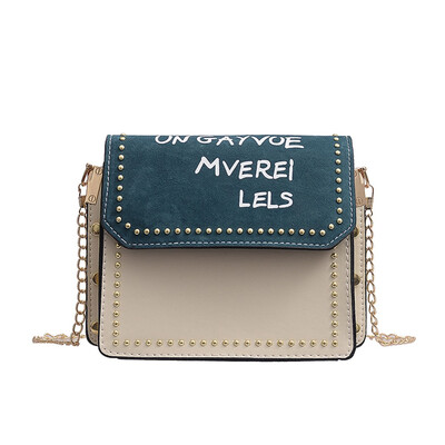 

Tailored Women Ladies Fashion Girls Retro Metal Letter Shoulder Crossbody Casual Bag