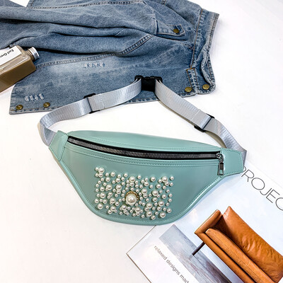 

Womens bag 2019 new wave fashion pockets high-quality network red Messenger bag wild ins small bag popular chest bag