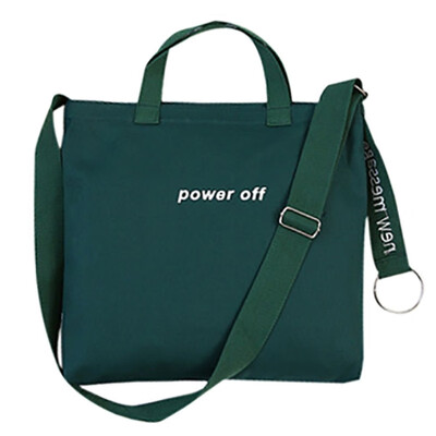 

Women Fashion Letter Print Canvas Bags Environmental Shopping Bag Tote Package Bags Purses Casual Bag For Women