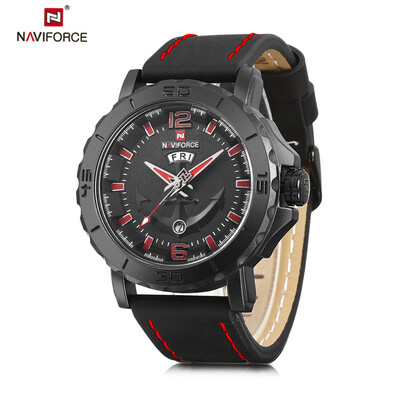 

NAVIFORCE 9122 Male Quartz Watch Date Day Display Men Wristwatch