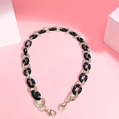 

Tailored Women Bag Accessory Chain Acrylic Short Metal Chain