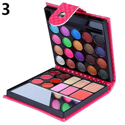 

32 Colors Professional Eyeshadow Shimmers Palette Cosmetic Brush Makeup Set