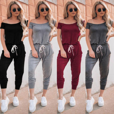 

USA Women Ladies Clubwear Summer Playsuit Bodycon Party Jumpsuit Romper Trousers