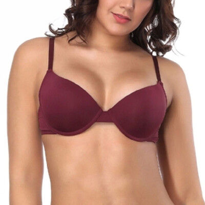 

Women Comfort Full Soft Cup Bra Padded Stretch Crop Top Sport Seamless Lingerie