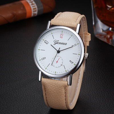

Fashion Brand Watch Mens Simple Business Fashion Leather Quartz Wrist Watch relogio masculino drop shipping &Ff
