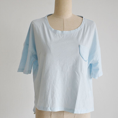 

Yq summer casual cotton short-sleeved T-shirt fashion personality 7348