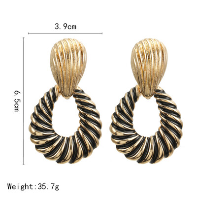 

F32 Multi Designs Wholesale Fashion Jewelry Women Metal Vintage Statement Clear Crystal Drop Earrings For Women Metal Earring