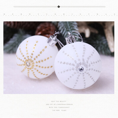 

24 12Pcs New Christmas Balls Party Baubles Xmas Tree Decorations Home Party Ornament Decor 6Cm