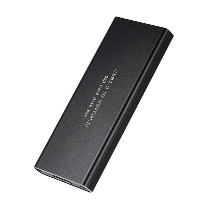 

NGFF M2 to USB 30 5Gbps SSD Enclosure Adapter Storage Case with UASP Applicable to 2230 2242 2260 2280 mm