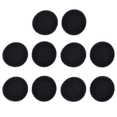 

10 x 35mm Foam Pads Ear Pad Sponge Earpad Headphone Cover For Headset 14"