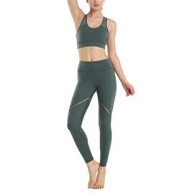 

Women 2 Piece Outfits Yoga Wear Set Sports Bra Tank Top&Leggings Workout Tracksuits