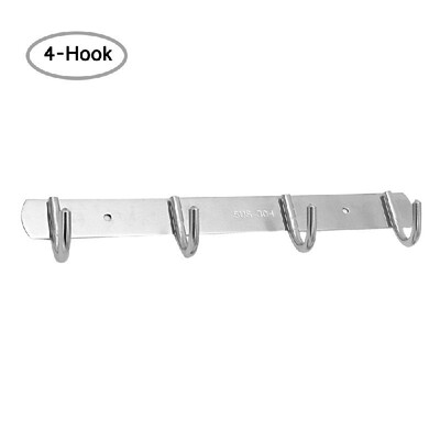 

Stainless Steel Hook Rack Coat Hook Rack Wall Mounted SUS304 Brushed Hook Rail Hat Hook Rack