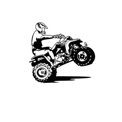 

〖Follure〗Motorcycle Rider Character Wall Sticker Living Room Bedroom Becor Sticker