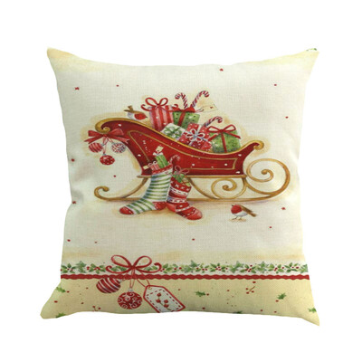 

Siaonvr Christmas Pillow Cover Pillowcases Decorative Sofa Cushion Cover 45x45cm