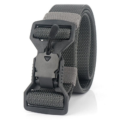 

Adjustable Webbing Belt Men Women Belts 492 Inch with Quick Release Magnetic Buckle for Camping Hiking