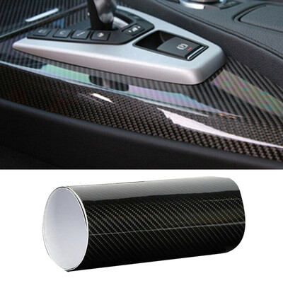 

7D Carbon Fiber Vinyl Wrap Sticker Decal Car Wrapping Film Sticker 30 X 152cm