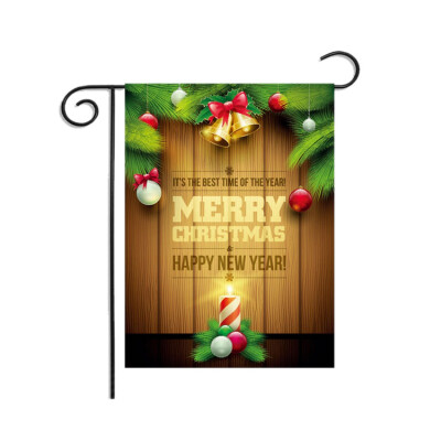 

New Hot Christmas Series Garden Flag Cartoon Printed Decorative Hanging Banner For Outdoor Yard Lawn Patio Porch Decor Year